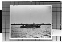 Navy Fire Boat Nobs 4288 Hull C-4417 Exterior View- Broadside, Starboard Side, at Half Speed.
